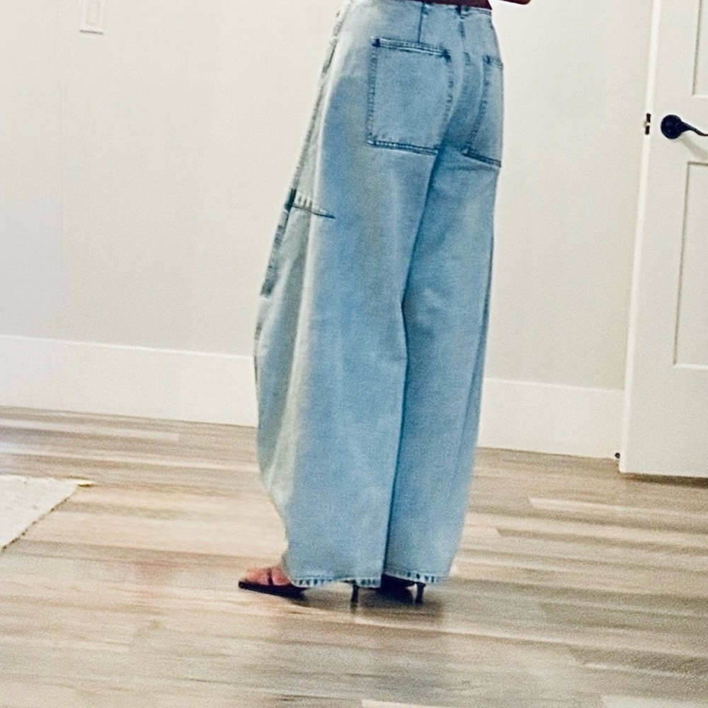 Tibi-Sid Jean in Acid Wash-Free Shipping!